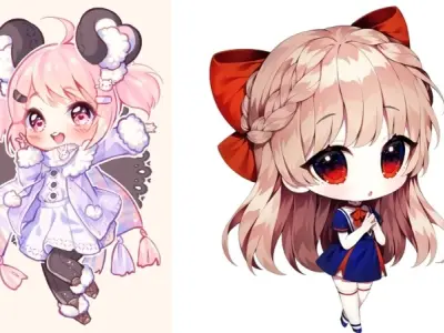 Tuyển chọn ảnh chibi cute chất lượng cao cho bạn