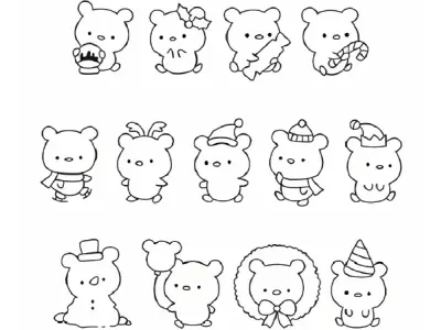 Khám phá tranh tô màu sticker cute hot nhất hiện nay
