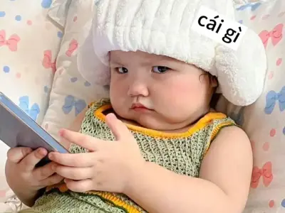 Tổng hợp 50+ ảnh em bé meme siêu hài hước, viral cực mạnh