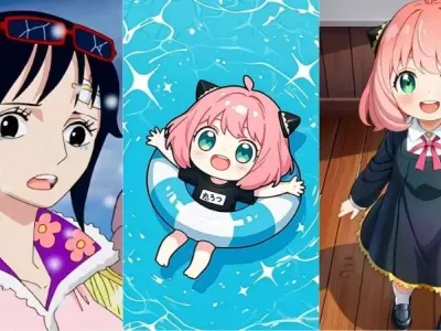 Ảnh gái anime với nhiều biểu cảm đáng yêu và cuốn hút
