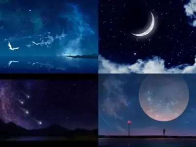 Bộ sưu tập ảnh avatar bầu trời đêm cực chill cho bạn