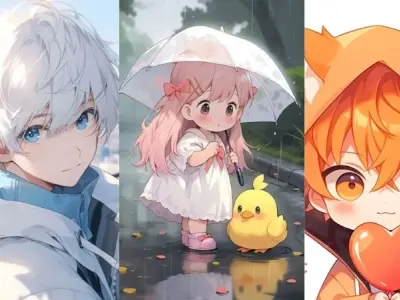 Tải ngay ảnh avatar avatar chibi dễ thương siêu đáng yêu