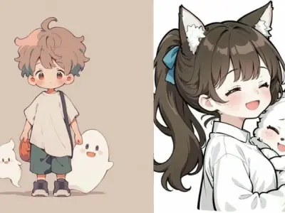Tải ngay ảnh avatar cute girl chibi dễ thương nhất