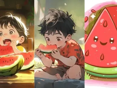 Tải ngay bộ ảnh avatar dưa hấu đẹp độc đáo miễn phí