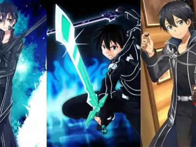 Kho hình avatar kirito đen trắng và full màu cực chất