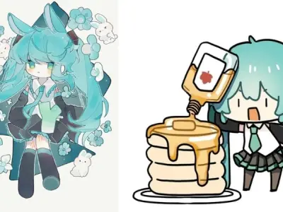 Bộ sưu tập ảnh chibi Miku cute chất lượng cao miễn phí