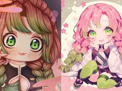 Tuyển chọn ảnh chibi mitsuri cực dễ thương cho fan