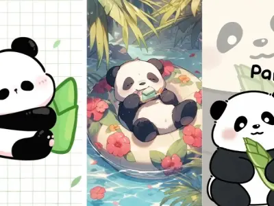 Tổng hợp ảnh chibi panda đẹp miễn phí chất lượng cao