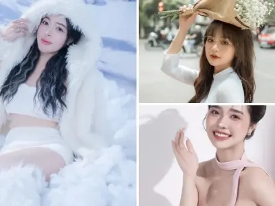 Hình ảnh gái đẹp trên mạng nổi bật với thần thái cuốn hút