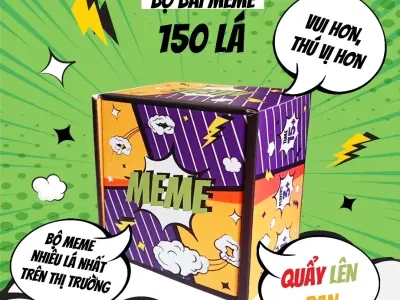 Tổng hợp ảnh meme lá bài bá đạo được chia sẻ nhiều