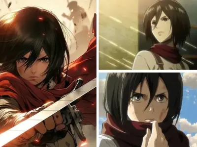 Ngắm ảnh Mikasa Ackerman đầy cảm xúc và nét đẹp nghệ thuật