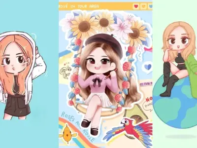 Kho hình ảnh Rose chibi cute miễn phí full HD cho fan