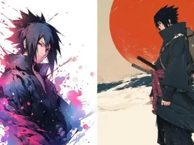 Ảnh Sasuke Uchiha thần thái lạnh lùng cuốn hút mọi ánh nhìn