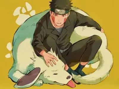 Tổng hợp những ảnh Kiba Inuzuka hiếm gặp đầy thú vị