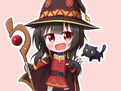 Khám phá kho ảnh Megumin chibi độc đáo cho mọi fan anime