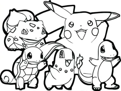 Khám phá bộ sưu tập tranh tô màu Pokemon đẹp mới nhất