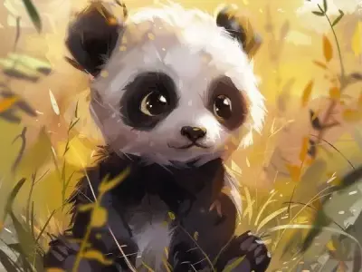 Những hình gấu cute chibi bầu bĩnh khiến trái tim tan chảy