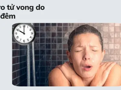 Cảnh báo đột quỵ do tắm đêm và những hệ lụy khôn lường