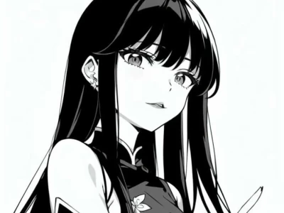 BST 150+ Ảnh Avatar Anime Đen Trắng Độc Đáo và Nghệ Thuật
