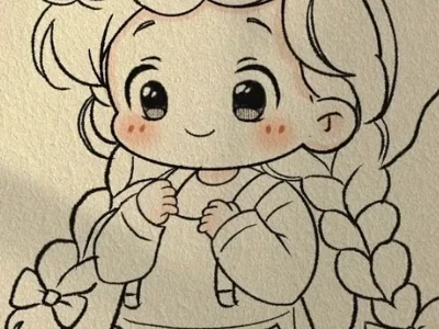 Khám phá 99+ Hình vẽ cô gái cute đơn giản, dễ thương, ngộ nghĩnh