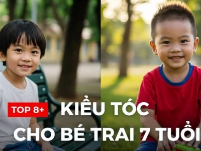 Top 10 kiểu tóc đẹp cho bé trai 7 tuổi sành điệu nhất 2026
