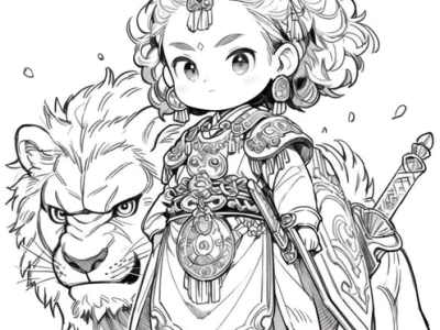 Tranh Tô Màu Anime Nữ: Khám Phá Thế Giới Sáng Tạo Đầy Màu Sắc