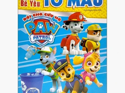 Tranh tô màu chó cứu hộ Paw Patrol: Khoảnh khắc sáng tạo cho bé yêu
