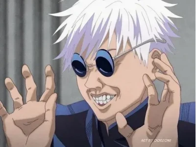 Tuyển Tập Ảnh Gojo Meme 1/2: Cười Ná Thở Với Biểu Cảm Lầy Lội