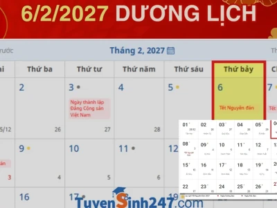 Sự thật tết âm lịch 2027 ngày mấy âm lịch và lịch nghỉ lễ